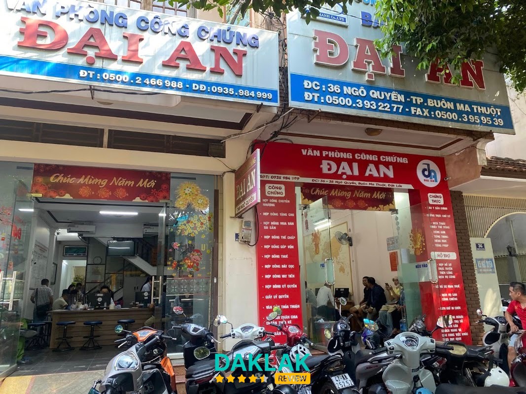Không gian Văn phòng công chứng Đại An