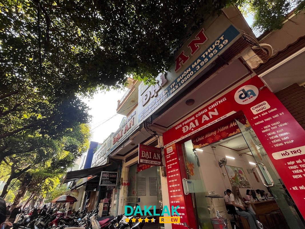 Khu giao dịch Văn phòng công chứng Đại An