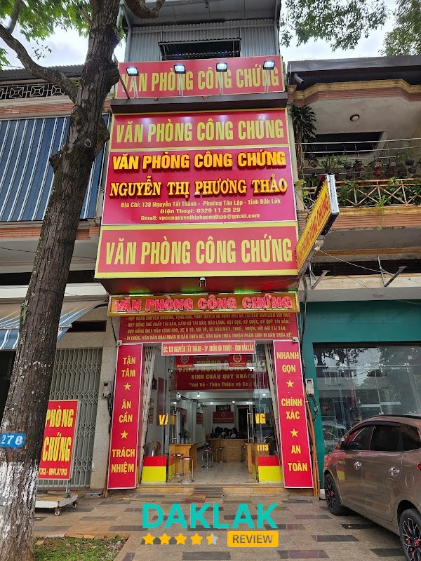 Văn phòng công chứng Nguyễn Thị Phương Thảo Buôn Ma Thuột