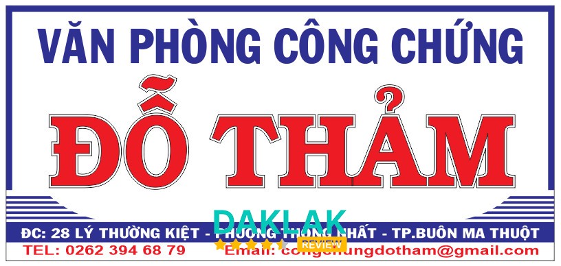 Văn phòng Công chứng Đỗ Thảm Buôn Ma Thuột
