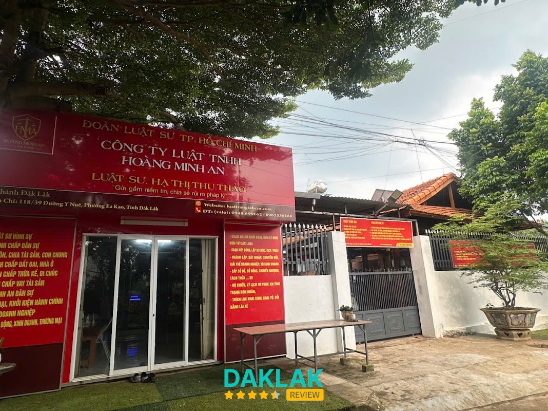 Khu vực tư vấn Công ty Luật Hoàng Minh An